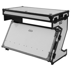UDG Ultimate Flight Case Portable Z-Style DJ Table White Plus (con Ruedas) UDG Ultimate Flight Case Portable Z-Style DJ Table White Plus (con Ruedas)