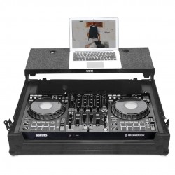 UDG Ultimate Flight Case Pioneer DDJ-FLX10 Black Plus (Bandeja para Portátil y Ruedas) UDG Ultimate Flight Case Pioneer DDJ-FLX10 Black Plus (Bandeja para Portátil y Ruedas)