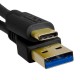 UDG Cable USB 3.0 CA Recto (Negro - 1.5m)