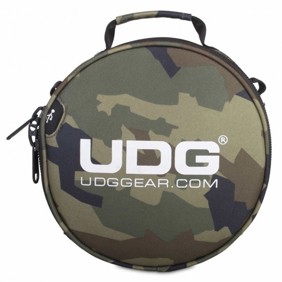 UDG Ultimate Digi Headphone Bag Black Camo / Orange