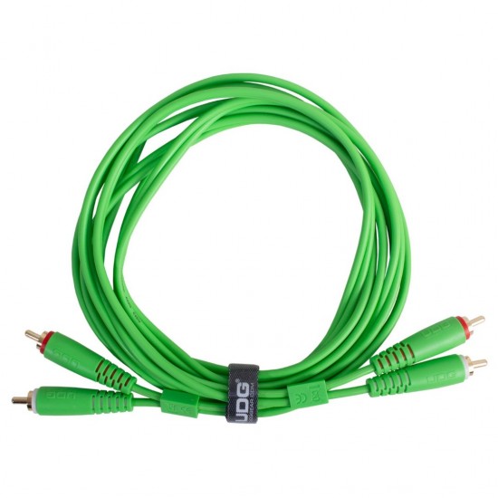 Cable UDG Ultimate (2xRCA - 2xRCA) Verde 3m