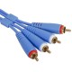 Cable UDG Ultimate (2xRCA - 2xRCA) Azul 3m