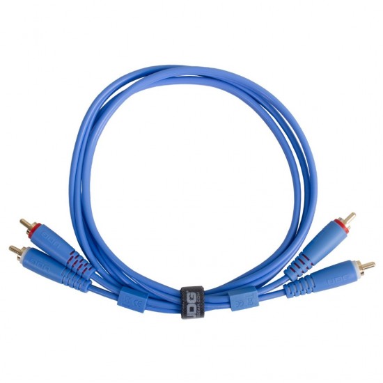 Cable UDG Ultimate (2xRCA - 2xRCA) Azul 3m