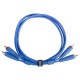 Cable UDG Ultimate (2xRCA - 2xRCA) Azul 3m