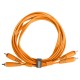 Cable UDG Ultimate (2xRCA - 2xRCA) Naranja 1,5m