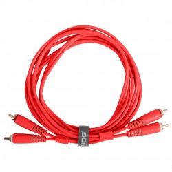 Cable UDG Ultimate (2xRCA - 2xRCA) Rojo 3m Cable UDG Ultimate (2xRCA - 2xRCA) Rojo 3m
