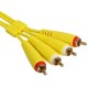 Cable UDG Ultimate (2xRCA - 2xRCA) Amarillo 3m