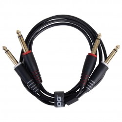 Cable UDG Ultimate (2xJACK 6.3 - 2xJACK 6.3) Negro 3m Cable UDG Ultimate (2xJACK 6.3 - 2xJACK 6.3) Negro 3m