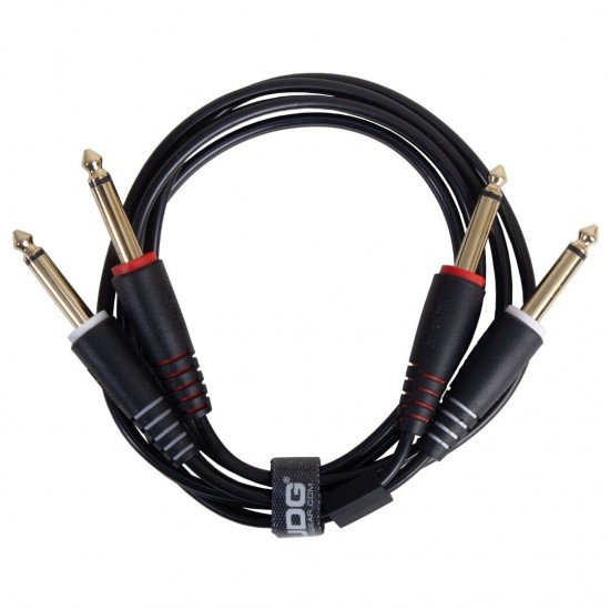 Cable UDG Ultimate (2xJACK 6.3 - 2xJACK 6.3) Negro 3m