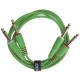 Cable UDG Ultimate (2xJACK 6.3 - 2xJACK 6.3) Verde 3m