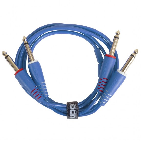 Cable UDG Ultimate (2xJACK 6.3 - 2xJACK 6.3) Azul 1,5m