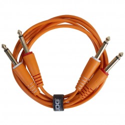 Cable UDG Ultimate (2xJACK 6.3 - 2xJACK 6.3) Naranja 3m Cable UDG Ultimate (2xJACK 6.3 - 2xJACK 6.3) Naranja 3m