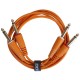 Cable UDG Ultimate (2xJACK 6.3 - 2xJACK 6.3) Naranja 1,5m
