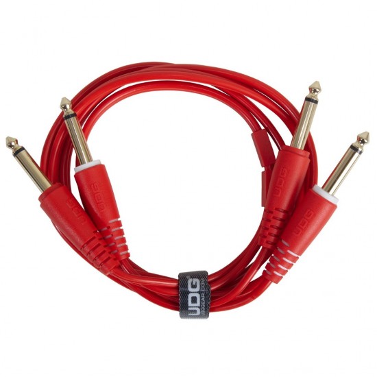 Cable UDG Ultimate (2xJACK 6.3 - 2xJACK 6.3) Rojo 3m