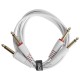Cable UDG Ultimate (2xJACK 6.3 - 2xJACK 6.3) Blanco 3m