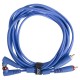 Cable UDG Ultimate (2xRCA recto - 2xRCA ángulo) Azul 3m