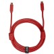 UDG Cable USB 3.2 CC Recto (Rojo - 1.5m)