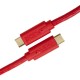 UDG Cable USB 3.2 CC Recto (Rojo - 1.5m)