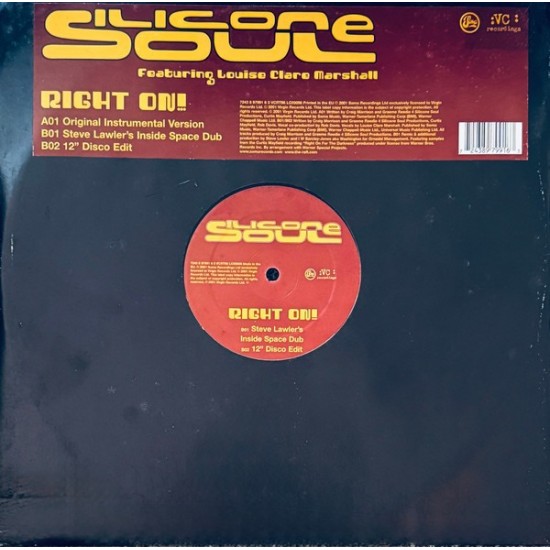 Silicone Soul Featuring Louise Clare Marshall - Right On! (12") Silicone Soul Featuring Louise Clare Marshall - Right On! (12")