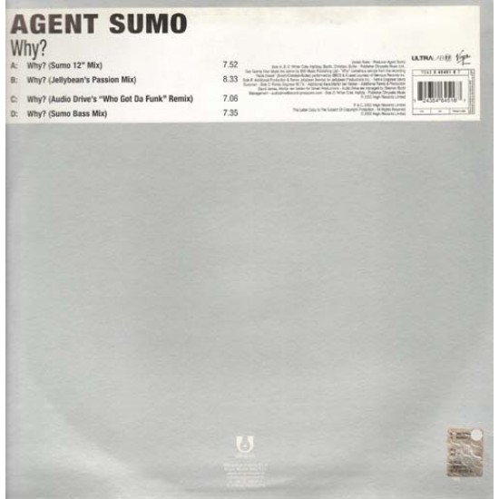 Agent Sumo "Why" (2x12")