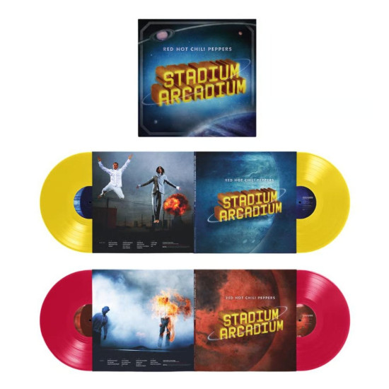 Red Hot Chili Peppers - Stadium Arcadium (4xLP - 20th Anniversary Limited Edition - Gatefold - Cannary Yellow + Apple Red - Boxset)