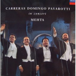 José Carreras, Plácido Domingo, Luciano Pavarotti, Zubin Mehta - In Concert (LP)*