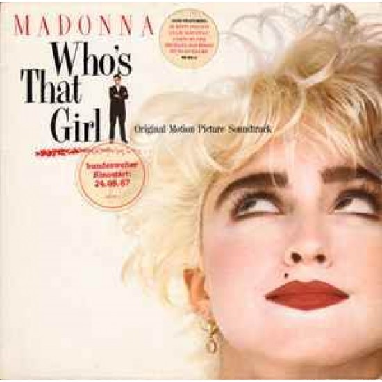 Madonna ‎"Who's That Girl (Original Motion Picture Soundtrack)" (LP)