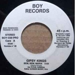 Gipsy Kings ‎"Bem Bem Maria / Moorea" (7")