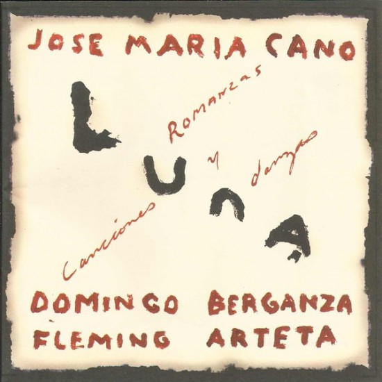 José María Cano ‎"Luna - Romanzas, Canciones Y Danzas" (CD)