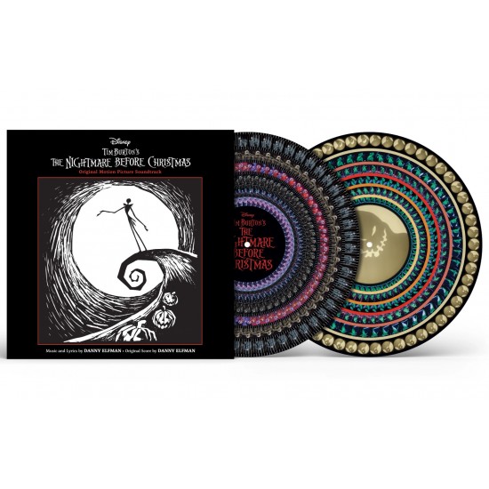 Danny Elfman ‎"Tim Burton's The Nightmare Before Christmas (Original Motion Picture Soundtrack)" (2xLP - Zoetrope Picture Disc)