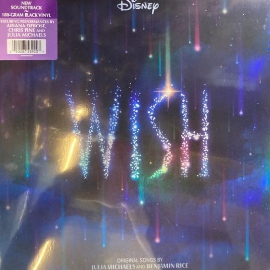 Ariana Debose, Chris Pine, Angelique Cabral, Julia Michaels ‎"Wish (Original Motion Picture Soundtrack)" (LP - 180g - Gatefold)