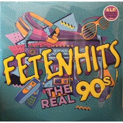 Fetenhits - The Real 90s (4xLP)  Fetenhits - The Real 90s (4xLP)
