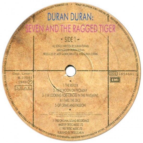 Duran Duran ‎"Seven And The Ragged Tiger" (LP)*