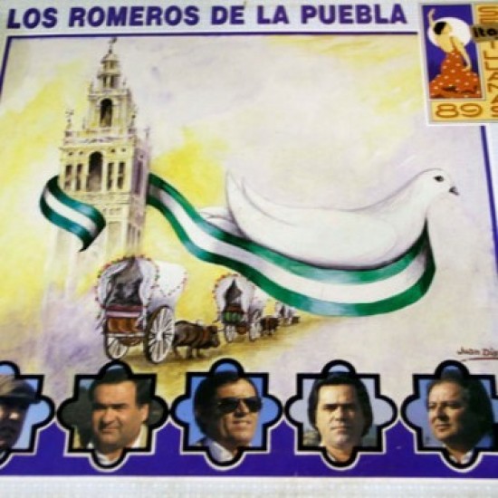 Los Romeros De La Puebla ‎"Con Amor A Mi Tierra" (LP)