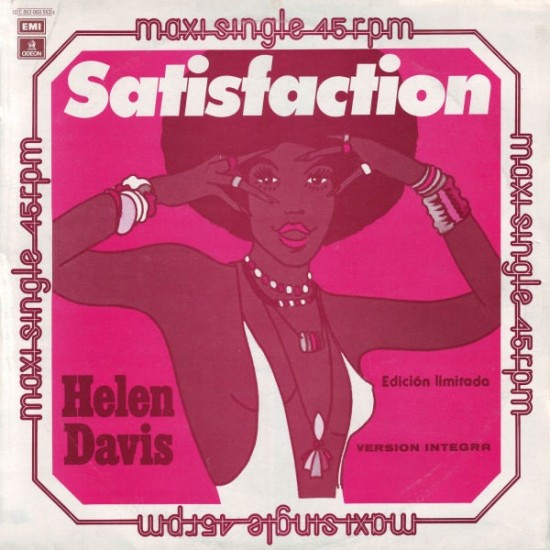 Helen Davis "Satisfaction" (12" - ed. Limitada)