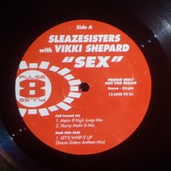 Sleaze Sisters With Vicki Shepard "Sex" (12")