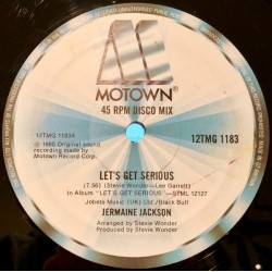 Jermaine Jackson -  Let's Get Serious  (12") Jermaine Jackson -  Let's Get Serious  (12")