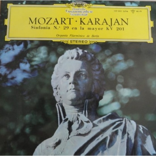 Mozart · Karajan, Orquesta Filarmónica De Berlín  "Sinfonía Nº. 29, KV 201 · Nº 33, KV 319" (LP)