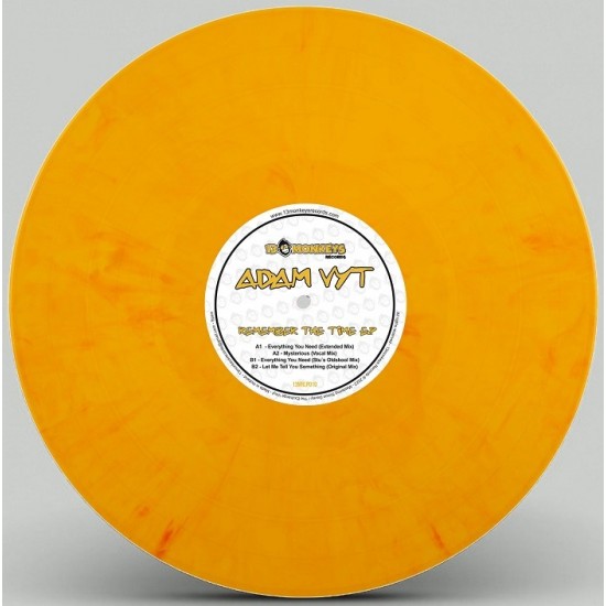 Adam Vyt "Remember The Time EP" (12" - Yellow & Red Marbled)