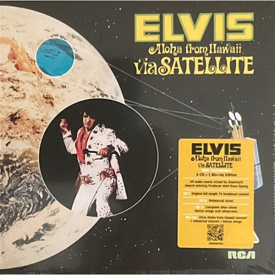 Elvis Presley ‎"Aloha From Hawaii Via Satellite (50th Anniversary) (3xCD + Bluray)