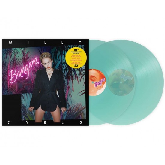 MIley Cyrus "Bangerz (10th Anniversary Edition)" (2xLP - Gatefold + Sea Glass + Poster)