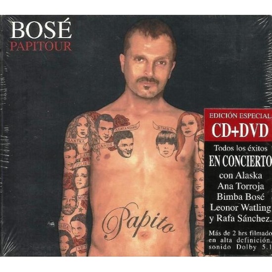 Miguel Bosé "Papitour" (CD + DVD - Special Edition - Digipack)