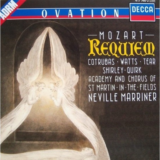 Wolfgang AmadeusMozart / Cotrubas, Watts, Tear, Shirley-Quirk, Academy And Chorus Of St. Martin-In-The-Fields, Neville Marriner "Requiem" (CD)