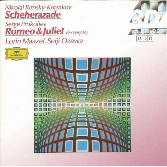 Rimsky-Korsakov, Prokofiev, Berliner Philharmoniker, Boston Symphony Orchestra, Lorin Maazel, Seiji Ozawa ‎"Scheherazade Op. 35 • Romeo And Juliet" (CD)