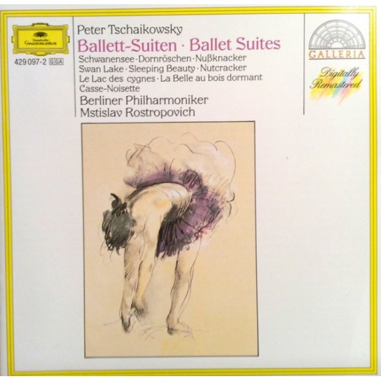 Peter Tschaikowsky, Mstislav Rostropovich, Berliner Philharmoniker ‎"Ballett-Suiten - Ballet Suites" (CD)