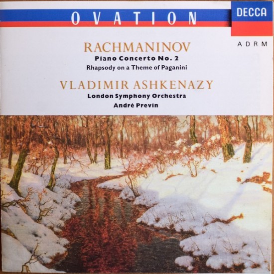 Rachmaninov – Vladimir Ashkenazy, London Symphony Orchestra, André Previn ‎"Piano Concerto No. 2 / Rhapsody On A Theme Of Paganini" (CD)
