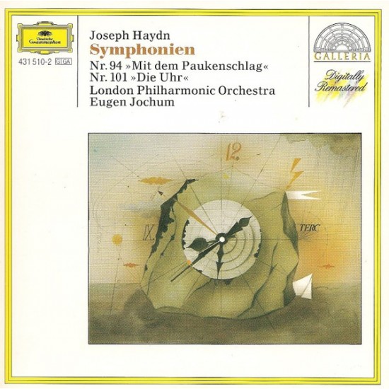 Joseph Haydn "London Philharmonic Orchestra, Eugen Jochum ‎– Symphonien Nr. 94 »Mit Dem Paukenschlag« · Nr. 101 »Die Uhr«" (CD)