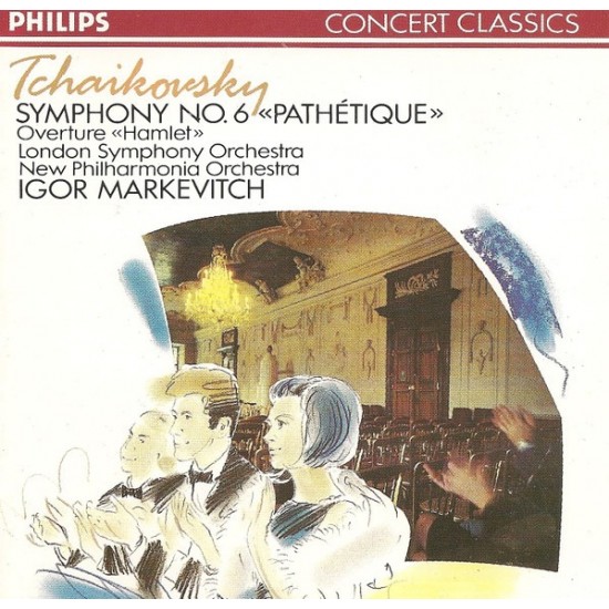Tchaikovsky, London Symphony Orchestra, New Philharmonia Orchestra, Igor Markevitch ‎"Symphony No. 6 «Pathétique» / Overture «Hamlet»" (CD)