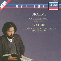 Brahms, Radu Lupu, London Philharmonic Orchestra, Edo de Waart - Piano Concerto No.1 / 2 Rhapsodies (CD)