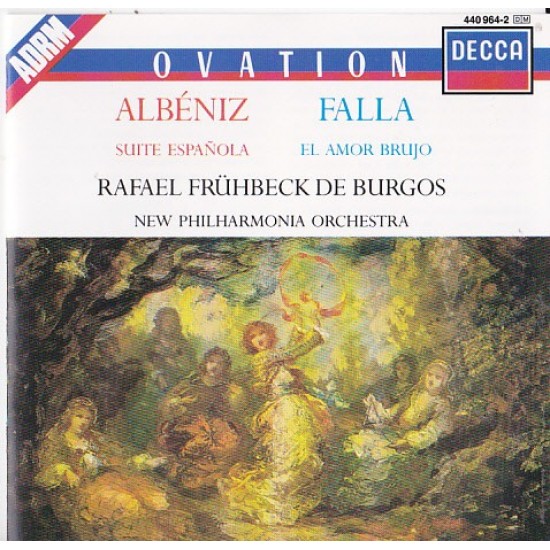 Albéniz, Falla, Rafael Frühbeck De Burgos, New Philharmonia Orchestra ‎"Suite Española / El Amor Brujo" (CD)